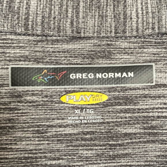 Greg Norman Grey Play Dry Fit Golf Shirt Size XL - Picture 5 of 11